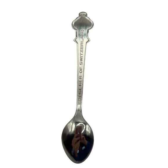 Vintage Bucherer Of Switzerland Lugano Collectors Souvenir Spoon B91 - Picture 2 of 5